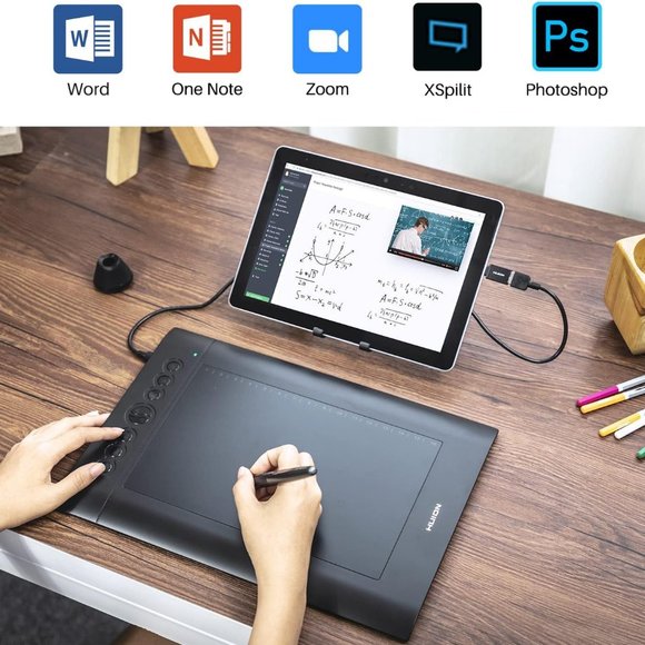 HUION‎ INSPIROY CREATIVE PEN GRAPHIC DRAWING TABLET - Picture 6 of 9